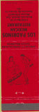 Matchbook Cover - Los Padrinos Mexican food Redondo Beach CA girlie