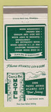 Matchbook Cover - Castle Roc Motel Atlantic City NJ 30 Strike