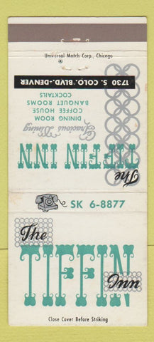 Matchbook Cover - Tiffin Inn Denver Colorado 30 Strike