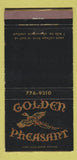 Matchbook Cover - Golden Pheasant Anaheim CA restaurant 30 Strike