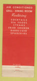 Matchbook Cover - Sherrard's Dixie Bell Inn Kendall FL WEAR 30 Stick