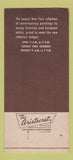 Matchbook Cover - The Little Studio New York City SAMPLE 30 Strike