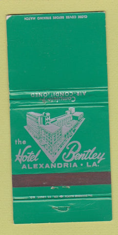 Matchbook Cover - Hotel Bentley Alexandria LA WEAR 30 Strike