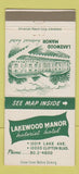 Matchbook Cover - Lakewood Manor Motor Hotel Lakewood OH 30 Strike