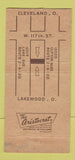Matchbook Cover - Lakewood Manor Motor Hotel Lakewood OH 30 Strike