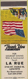 Matchbook Cover - La Rue Lafayette CA