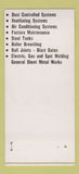 Matchbook Cover AE Winkler Sheet Metal Contractors Milwaukee WI SAMPLE 30 Strike