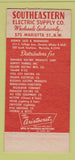 Matchbook Cover - Southeastern Electric Supply Atlanta GA SAMPLE 30 Strike