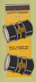 Matchbook Cover - Northwest Chemical Detroit MI feature Contour