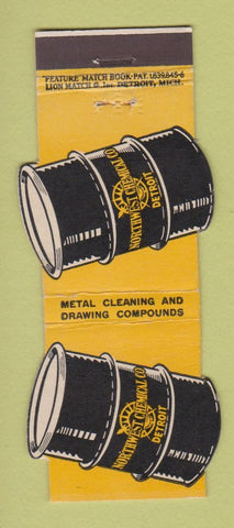 Matchbook Cover - Northwest Chemical Detroit MI feature Contour