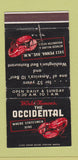 Matchbook Cover - Occidental Restaurant Washington DC WEAR 30 Strike