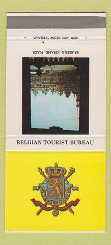 Matchbook Cover - Belgian Tourist Bureau Brussels 30 Strike