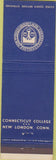 Matchbook Cover - Connecticut College New London CT