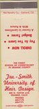 Matchbook Cover - Tru Smith University of Hair Design Orange CA WEAR