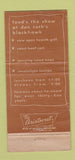 Matchbook Cover - Blackhawk Restaurant Chicago IL WORN 30 Strike