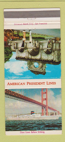 Matchbook Cover - American President Lines Cruise 30 Strike