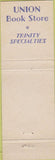 Matchbook Cover - Trinity College Hartford CT