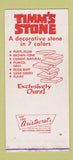 Matchbook Cover - Cowan Concrete Products Greeley Colorado SAMPLE 30 Strike