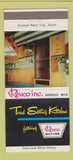Matchbook Cover - Revco Kitchens Deerfield MI 30 Strike