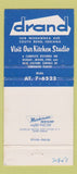 Matchbook Cover - Drank Kitchens South Bend IN 30 Strike