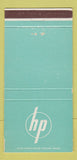 Matchbook Cover - HP Hewlett Packard 30 Strike