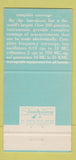 Matchbook Cover - HP Hewlett Packard 30 Strike