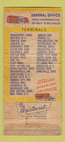 Matchbook Cover - Transamerican Nationwide Trucking Detroit MI WEAR 30 Strike