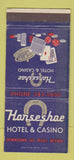 Matchbook Cover - Horseshoe Hotel Casino Las Vegas NV 30 Strike