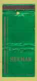 Matchbook Cover - Hekman Grand Rapids MI Tables WEAR 30 Stick