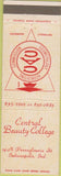 Matchbook Cover - Central Beauty College Indianapolis IN