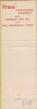 Matchbook Cover - Central Beauty College Indianapolis IN