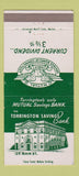 Matchbook Cover - Torrington Savings Bank CT 30 Strike