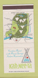 Matchbook Cover - Kah Nee Ta Resort Warm Springs Reservation OR 30 Strike