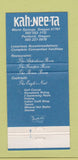 Matchbook Cover - Kah Nee Ta Resort Warm Springs Reservation OR 30 Strike