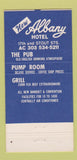 Matchbook Cover - New Albany Hotel Denver Colorado 30 Strike