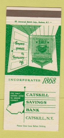 Matchbook Cover - Catskill Savings Bank NY 30 Strike