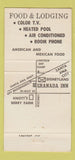 Matchbook Cover - Granda Inn Anaheim CA girlie 30 Strike