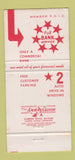 Matchbook Cover - Union Bank and Trust Ottumwa IA 30 Strike