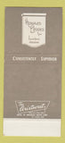 Matchbook Cover - Howard Brooks Furniture WEAR SAMPLE 30 Strike