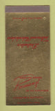 Matchbook Cover - Bomanzi Lexington KY SAMPLE WEAR 30 Strike