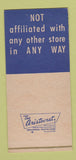 Matchbook Cover - Farmen Florist Rochester NY SAMPLE 30 Strike