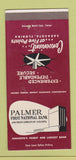 Matchbook Cover - Palmer First National Bank Sarasota FL SAMPLE 30 Strike