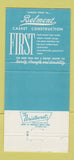Matchbook Cover - Belmont Columbus OH caskets 30 Strike