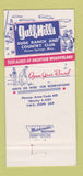 Matchbook Cover - Gulf Hills Dude Ranch Ocean Springs MS 30 Strike