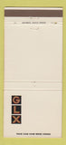 Matchbook Cover - GLX Great Lakes Express Trucking Saginaw MI 30 Strike