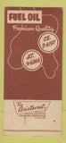 Matchbook Cover - Ullery Hartman Fuel Supply South Bend IN SAMPLE 30 Strike