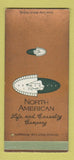 Matchbook Cover - North American Insurance SAMPLE 30 Strike