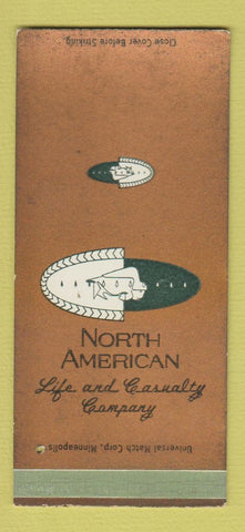 Matchbook Cover - North American Insurance SAMPLE 30 Strike