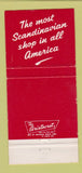 Matchbook Cover - Norse Hus Sausalito San Francisco Sacramento CA WEAR 30 Strike