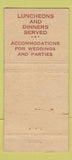 Matchbook Cover Peter Reilly's Restaurant St Albans LI NY WEAR 21 Strike Feature